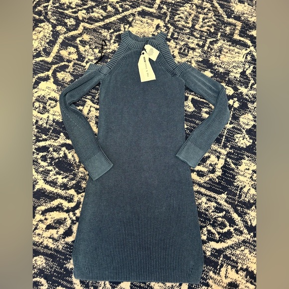Rag & Bone Knit Cold Shoulder Dress - Picture 1 of 3